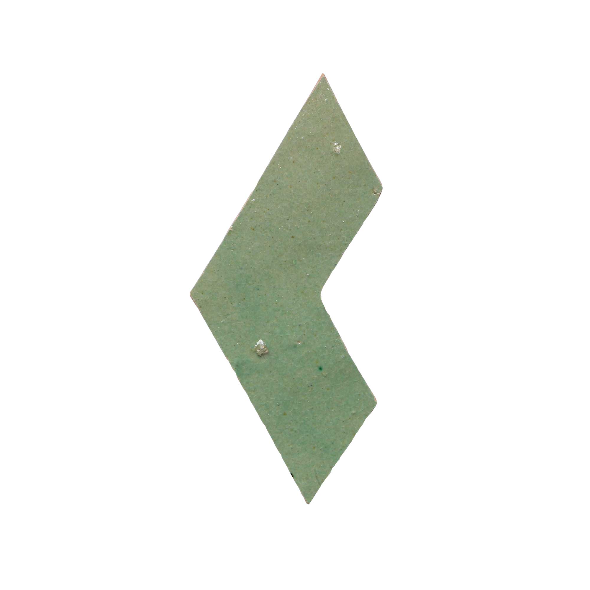 arrow head shaped zellige tiles