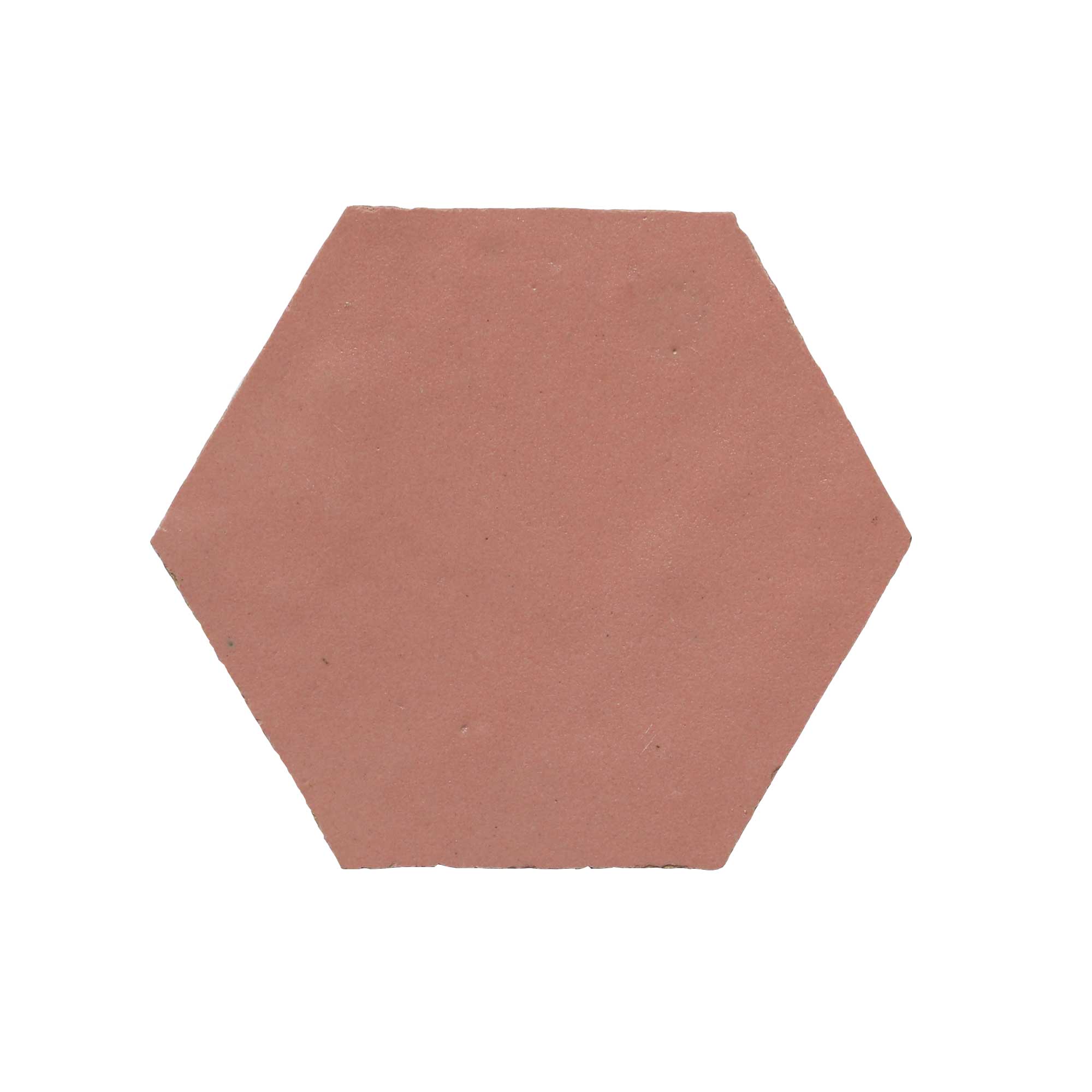 Hexagon shaped zellige tiles