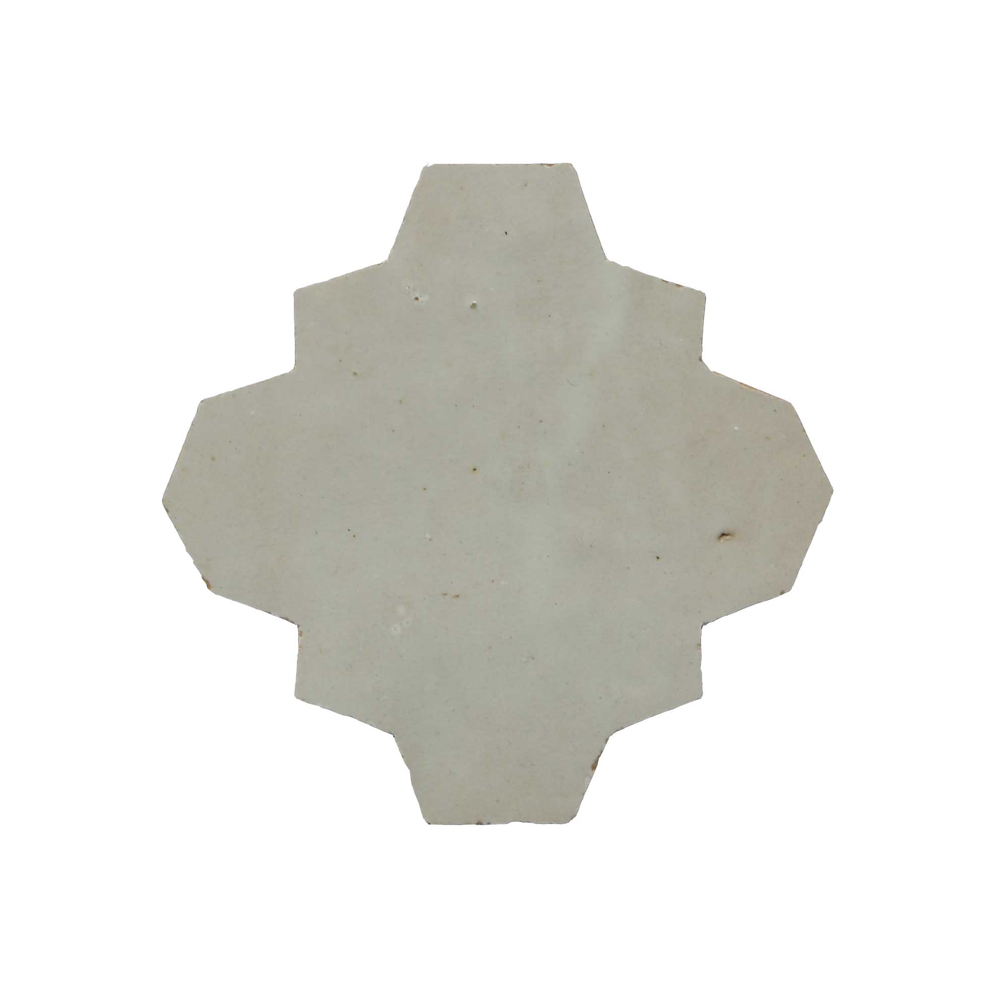 snowflake shaped zellige tiles